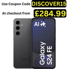 Image of Samsung Galaxy S24 FE 5G - 128GB - Unlocked Android Smartphone Graphite - A+