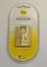 Image of Yale 40mm Closed Shackle Brass PADLOCK Hardened Steel Shackle Indoor with 3 Keys
