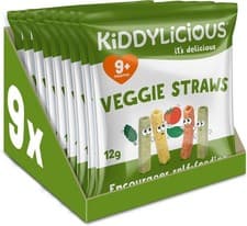 Image of Kiddylicious Veggie Straws - Delicious Snacks for Kids - Suitable for 9+ Months