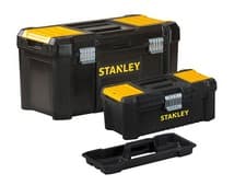 Image of Stanley Hand Tools Essential Toolbox Bonus Pack 32cm (12.1/2in) & 48cm (19in)