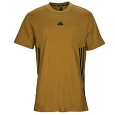 Image of Adidas future icon brown t-shirt Round neck tee Ic8247 UK size large