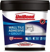 Image of Ultraforce Wall Adhesive And Grout, Grey UniBond 2570754,UniBond 2570754 Ultraf