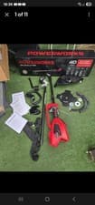 Image of Greenworks powerworks 2 in 1 cordless lawn trimmer & brush cutter 40V Tool Only