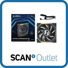 Image of Lian Li UNI FAN SL Wireless LCD 120mm ARGB PWM Fan Black