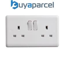 Image of Deta Vimark VC1209S Switched Socket 2-Gang 13A DETVC1209S
