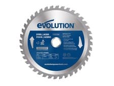 Image of Evolution - Mild Steel Cutting Mitre Saw Blade 185 x 20mm x 40T