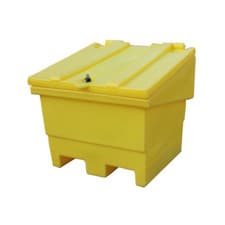 Image of 205 Litre Rock Salt Grit Bin With Lockable Grid FLB0097