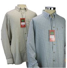 Image of Hunter Outdoor Tattersall Country Check Holiday 100% cotton shirt