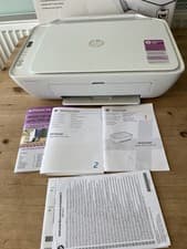 Image of HP DeskJet 2810e Wireless All in One Colour Printer Scanner Copier Inkjet White