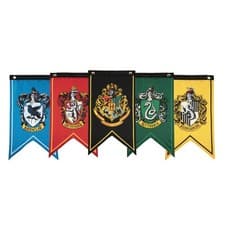 Image of Harry Potter House Banners Flag Set Of 5