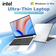 Image of Ultra Slim 14" Laptop Intel A3950 12GB RAM 256/512GB SSD Windows 11 Notebook PC