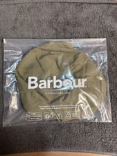 Image of Barbour Fawdon Bakerboy Pine Green Flat Cap Hat Large BNWT