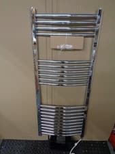 Image of Towel Warmer Electric Chrome Curved New H X 1200 W X 500