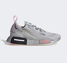 Image of Adidas Originals NMD R1 SPECTOO  ® ( Women UK Size 5 EUR 38 ) Grey / Hazy Rose