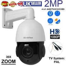 Image of 1080P 30X Zoom 2MP AHD/TVI/CVI/CVBS 4 in 1 PTZ IP66 CCTV Security Dome IP Camera