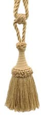 Image of DÉCOPRO 30" Tassel Tieback, Color# C03 - Light Gold Beige [Set of 10]