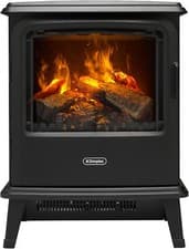 Image of Dimplex Bayport Optimyst Stove Electric Fire Matt Black Free Standing heater