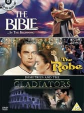 Image of THE BIBLE / ROBE / DEMETRIUS AND GLADIATORS TRIPLE PACK DVD Box Set Movies UK