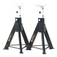 Image of Sealey Premier Axle Stands (Pair) 6 Tonne Capacity per Stand - White