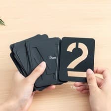 Image of 42xHollowed Letter Stencils Kit Copying Stencils Letter Number Symbols Templates