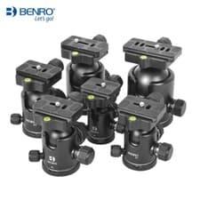 Image of BENRO B Series Ballhead B00 B0 B1 B2 B3 B4 B5 Aluminum Dual Action Ball Head