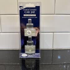 Image of Yankee Candle Car Jar MIDSUMMER NIGHT 2 Pack Refills NEW Sealed Automotive Scent