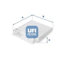 Image of INTERIOR AIR FILTER 53.104.00 UFI I