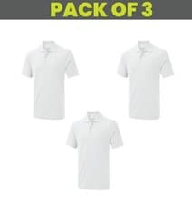 Image of Pack 5 & 3 Uneek UX Polo Shirt Plain Short Sleeve Casual Poly Cotton Unisex UX1