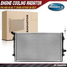 Image of Engine Cooling Radiator for Audi A3 Q2 TT Skoda Octavia VW Golf Passat 1.8 2.0