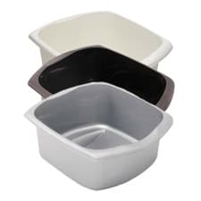 Image of Addis 9.5L Plastic Washing Up Bowl Large Rectangular Kitchen Basin Sink Bowl