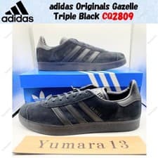 Image of adidas Originals Gazelle Triple Black CQ2809 Men's Size