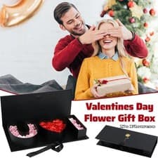 Image of Romantic I Love You Empty Box Rectangle Jewelry Gift Box Mother's Day