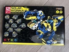 Image of Solar Hydraulic Construction Kit 12 In 1 Dinosaur Design New In Box
