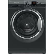 Image of Hotpoint NSWM 846 BS UK 8Kg Washing Machine Black 1400 RPM A Rated