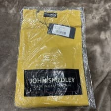 Image of John Smedley Men's LS Crew Neck Sweater 100% Cotton L  Colour Golden Syrup BNWT