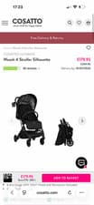 Image of Cosatto woosh 4 stroller set up