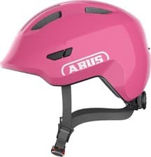 Image of Abus Smiley 3.0 Junior Cycling Helmet Pink Kids Padded Bike Ride Protection
