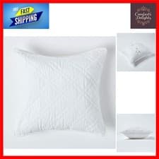 Image of Luxury Cream Velvet Diamond Cushion Cover 45 x 45 cm Plush Throw Pillow 1 PC