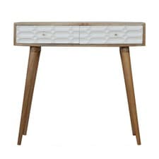 Image of Auralis White Oak Toned Console Table