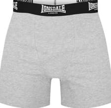 Image of 2 x Lonsdale Mens Trunks Size S M L XL 2XL 3XL 4XL Cotton Underwear Boxer Trunk