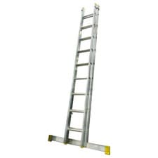 Image of Lyte Double Section Trade Professional Aluminium Extension Ladder