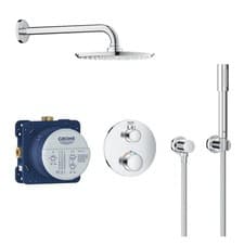 Image of Grohe Grohtherm Perfect Thermostatic Concealed Mixer Shower & Rainshower Head