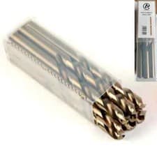 Image of HSS Gold Cobalt Jobber Drill Bit For Stainless & Hard Steel Drills