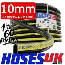 Image of 10mm Rubber Air Line Hose Reinforced High Quality 20 Bar 300PSI Compressor Pipe