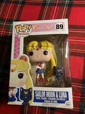 Image of Funko Pop! Vinyl Sailor Moon & Luna #89 Animation Figure Sailor Moon Franchise