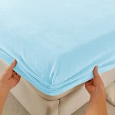 Image of EXTRA DEEP TEDDY FLEECE FITTED SHEET WARM COSY FLUFFY BEDDING SINGLE DOUBLE KING