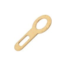 Image of Vogt Verbindungstechnik Soldering Tag Brass 3.2mm Pack Of 100