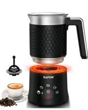 Image of Rafow Electric Milk Frother 5 in 1 Large Capacity Silent Operation – 350ml