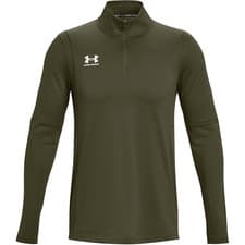 Image of UNDER ARMOUR Men's Green Challenger Midlayer 1/4 Zip Sweatshirt Large BNWT C1094