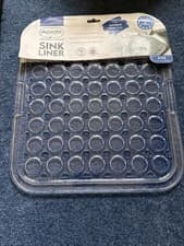 Image of Addis Transparent Sink Mat Liner 34cm X 30cm